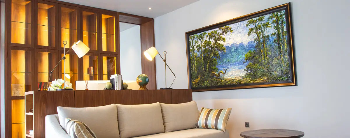 Berbagai dekorasi di ruang tamu