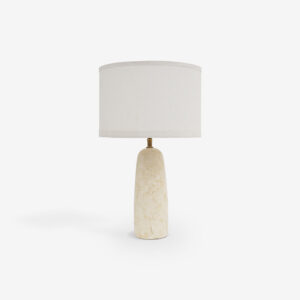 TABLE LAMP D.30X49 BLANCA BEIGE