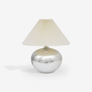 TABLE LAMP D.38X42 ALBA SILVER