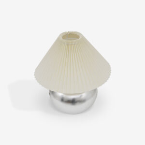 TABLE LAMP D.38X42 ALBA SILVER