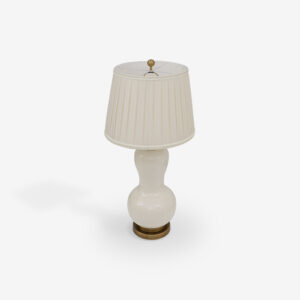 TABLE LAMP D.48X93 PUMPION WHITE