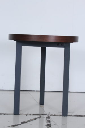 SIDE TABLE WITH METAL EDENSOR BROWN ITG