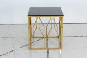 SIDE TABLE LOUVRE BLACK