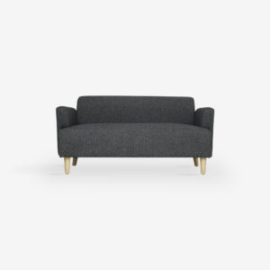 SOFA 2 SEATER 145X71X71 SABINA BLACK