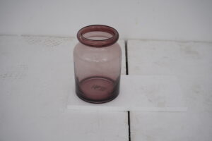 VASE GLASS AREUM MAROON